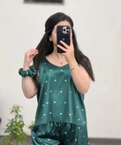 ست خواب زنانه مدل یقه هفت