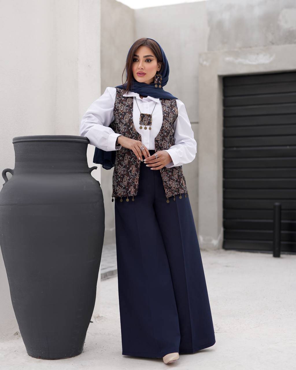 ست بیرونی+مجلسی زنانه مدل فخرالملوک
