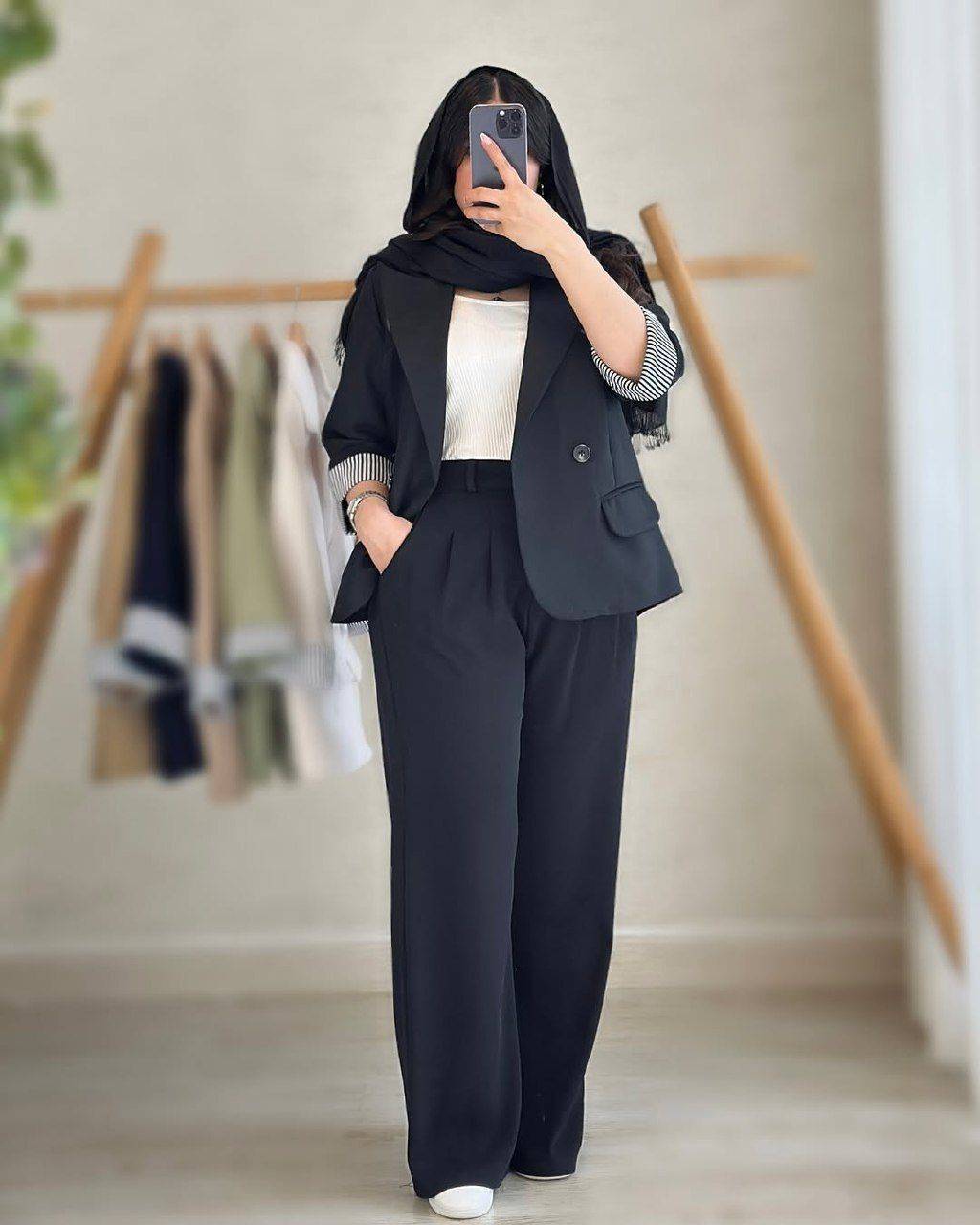 کت شلوار مزونی زنانه مدل هستی