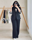 کت شلوار مزونی زنانه مدل هستی