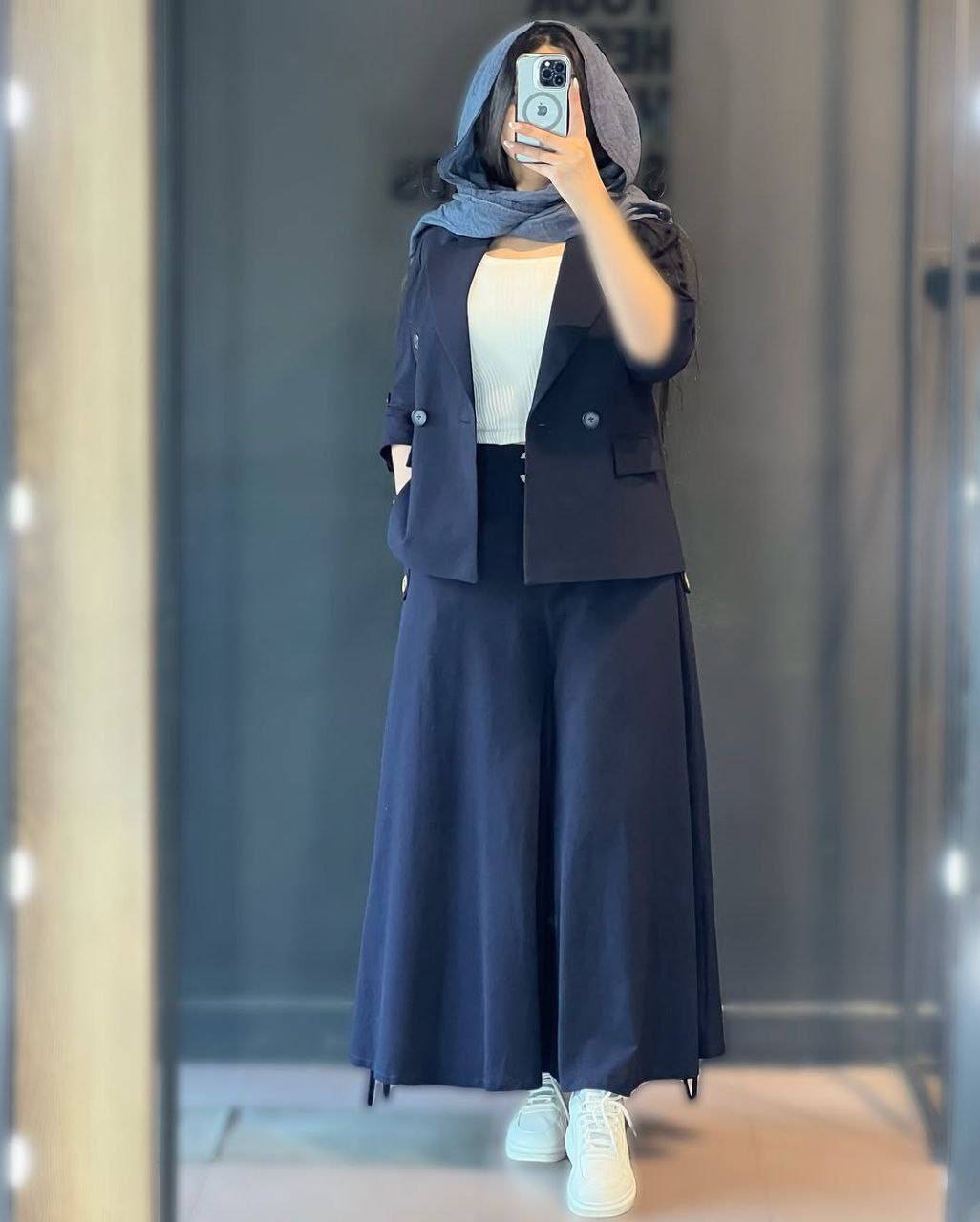 کت و شلوار زنانه دوتکه مدل هانا