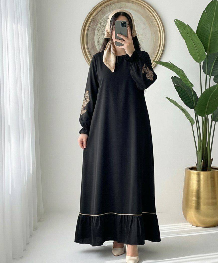 عبا زنانه مدل پروانه فری سایز