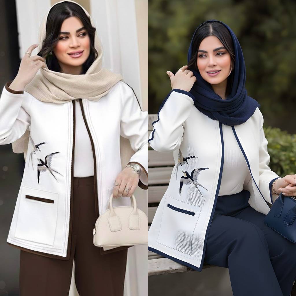 کت و شلوار زنانه مدل پرستو