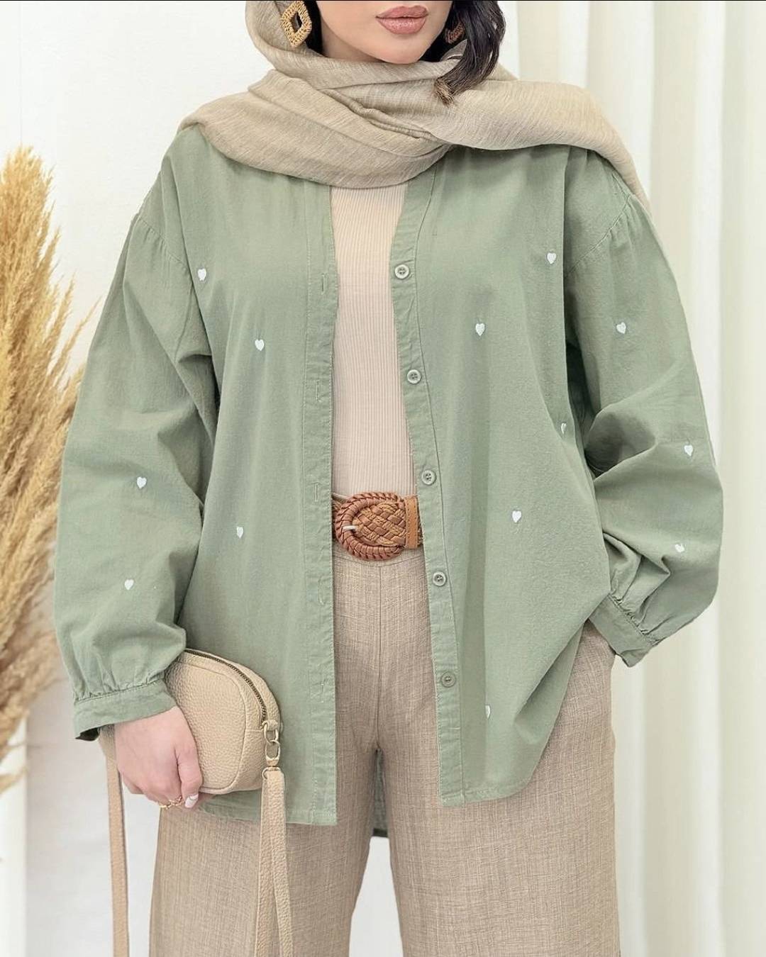 شومیز زنانه مدل قلبی