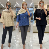 شومیز باکسی زنانه مدل لادن
