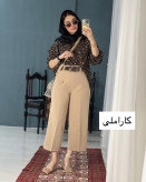 شلوار واید زنانه مدل دبل مازراتی