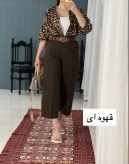 شلوار واید زنانه مدل دبل مازراتی