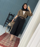 شلوار واید زنانه مدل دبل مازراتی