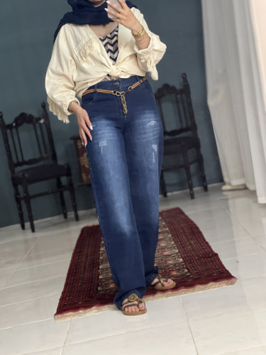 شلوارجین زنانه مدل بگ