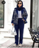 ست کت و شلوار زنانه مدل ابریشم
