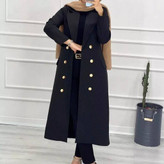 مانتو زنانه مدل مازراتی بلند