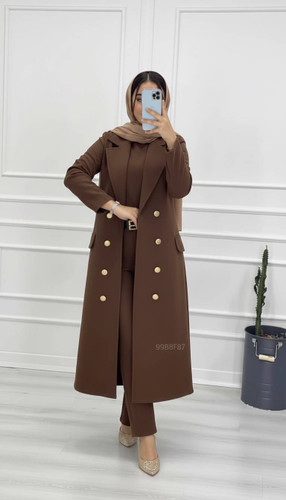 مانتو زنانه مدل مازراتی بلند