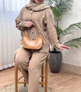 ست شومیز شلوار زنانه مدل دلین