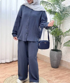 ست شومیز شلوار زنانه مدل دلین