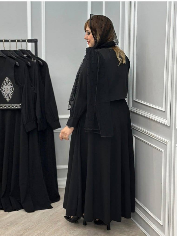 ست ۲ تیکه پیراهن و جلیقه زنانه مدل پریزاد
