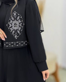 ست ۲ تیکه پیراهن و جلیقه زنانه مدل پریزاد