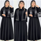 ست ۲ تیکه پیراهن و جلیقه زنانه مدل پریزاد