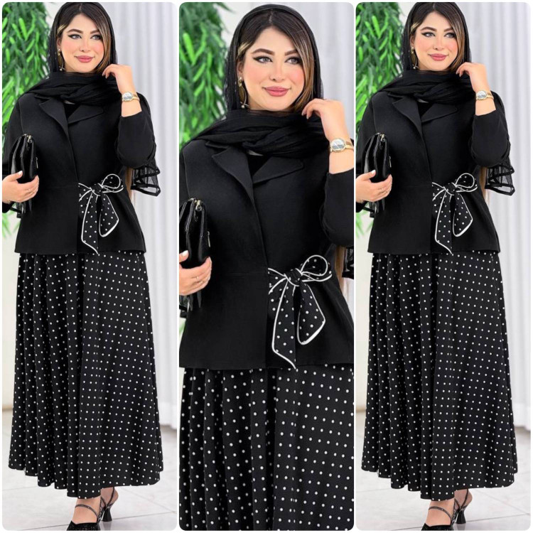 کت دامن مجلسی زنانه مدل ژابیز