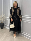 ست ۳ تیکه کت دامن و سال مجلسی زنانه مدل روناک