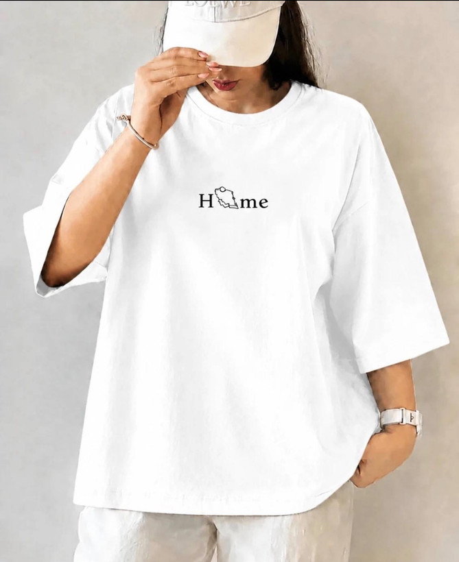 تیشرت زنانه مدل هوم Home