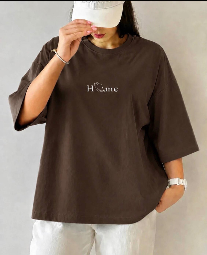 تیشرت زنانه مدل هوم Home