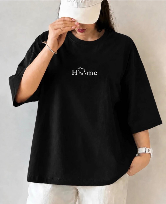 تیشرت زنانه مدل هوم Home