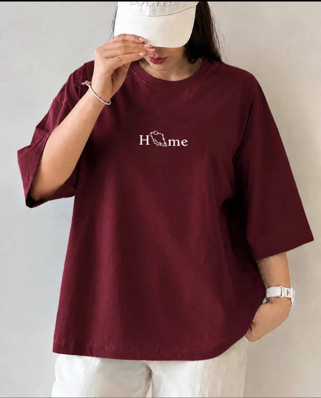 تیشرت زنانه مدل هوم Home