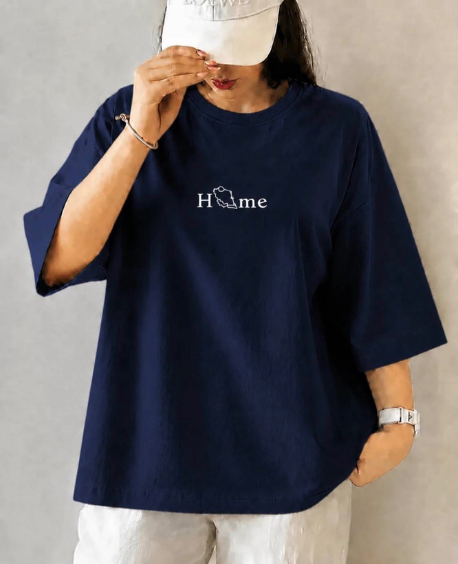 تیشرت زنانه مدل هوم Home
