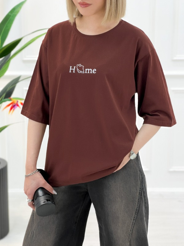 تیشرت زنانه مدل هوم Home