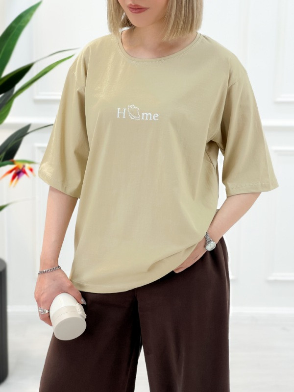تیشرت زنانه مدل هوم Home