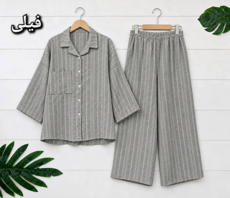 ست شومیز شلوار زیبای زنانه مدل نغمه