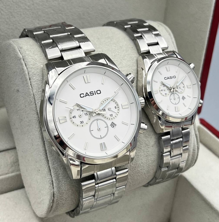 ست ساعت کاسیو + ست دستبند + ست حلقه مدل CASIO VIP