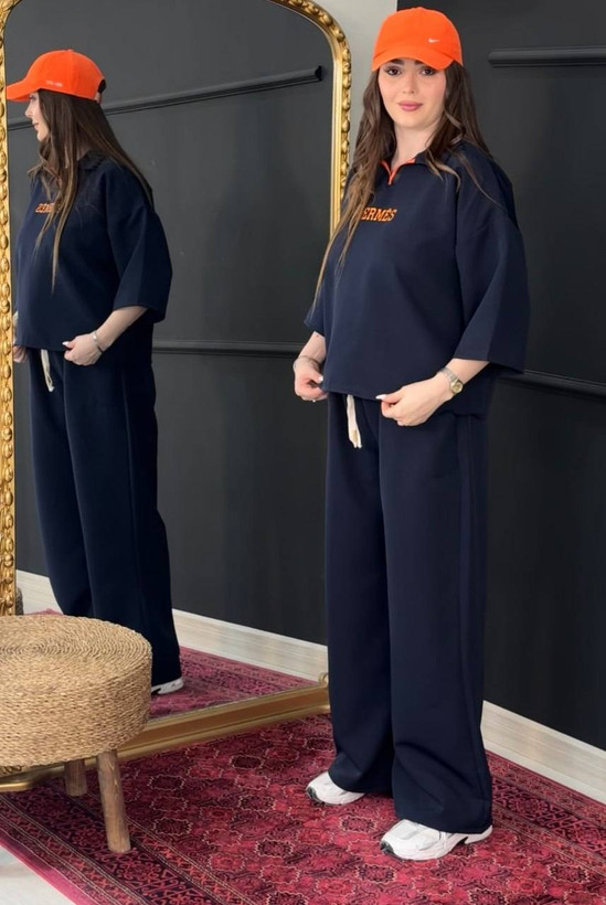 ست پولوشرت شلوار زنانه مدل هرمس
