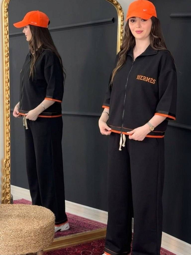 ست سوییشرت شلوار زنانه مدل هرمس