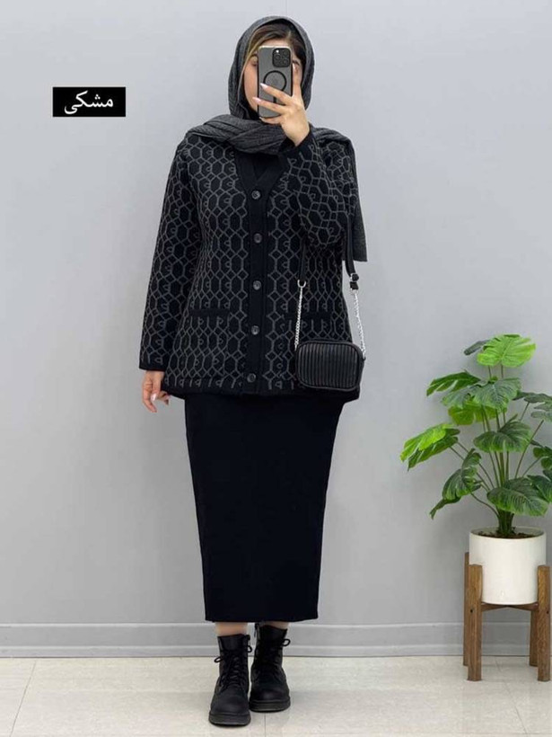 ژاکت یقه هفت مدل مهربانو