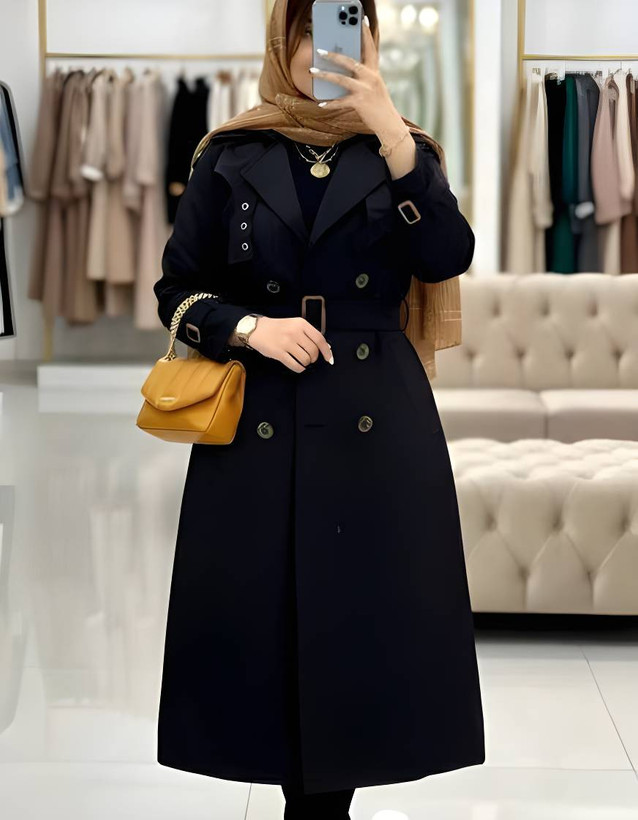 بارونی آستر دار مدل صبا سایز بزرگ