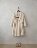ست ۳ تیکه کت و دامن و کمربند زنانه مدل زارا لاکچری